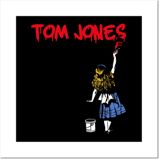 tom jones red paint Posters and Art